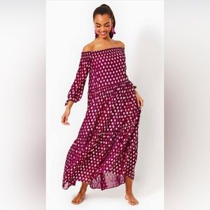 Lilly Pulitzer Dayla Maxi cover-up, size XL